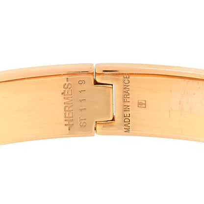Hermes Enamel Narrow Clic Clac H Bracelet GM Black 3 of 3