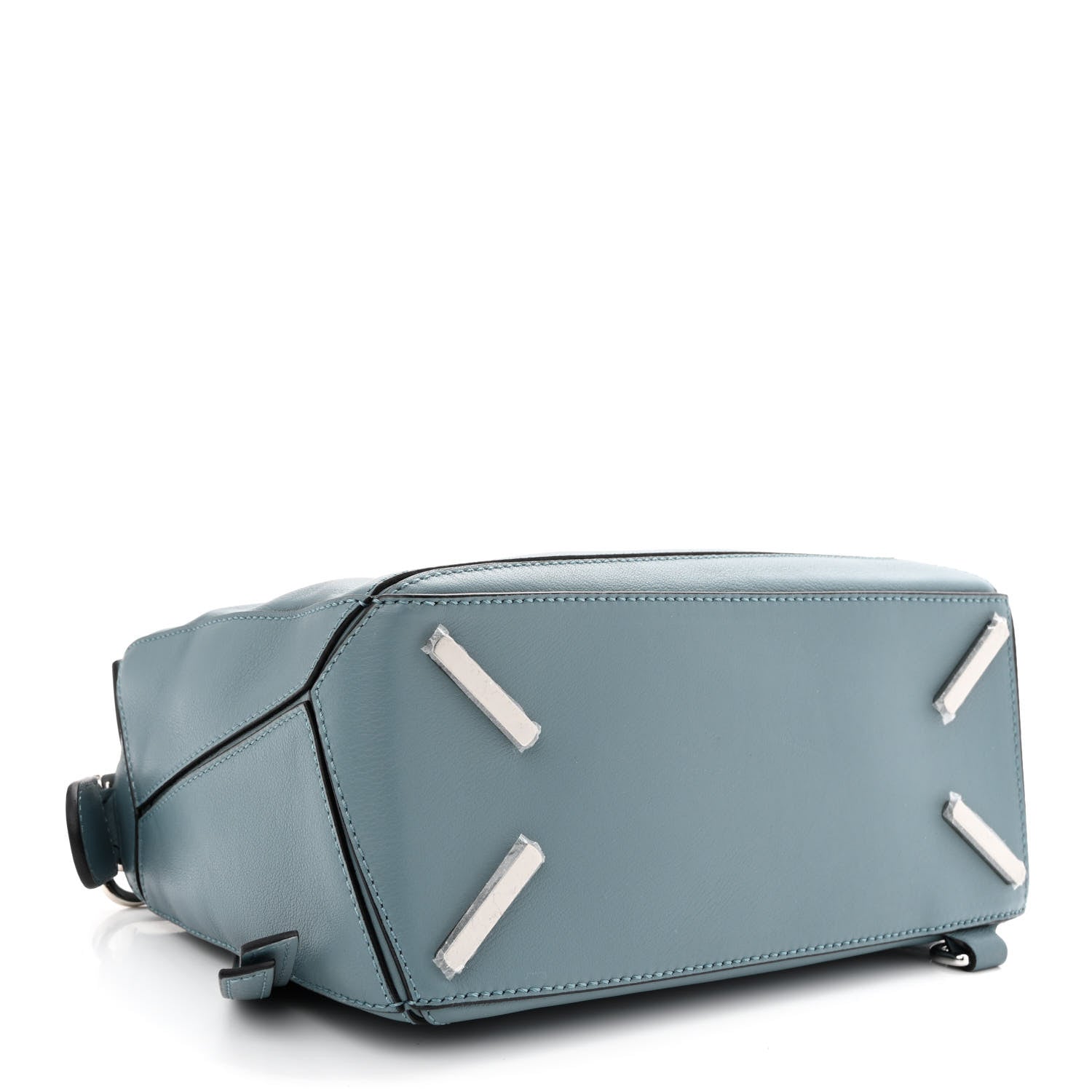 Loewe Calfskin Small Puzzle Bag Stone Blue 4 of 14