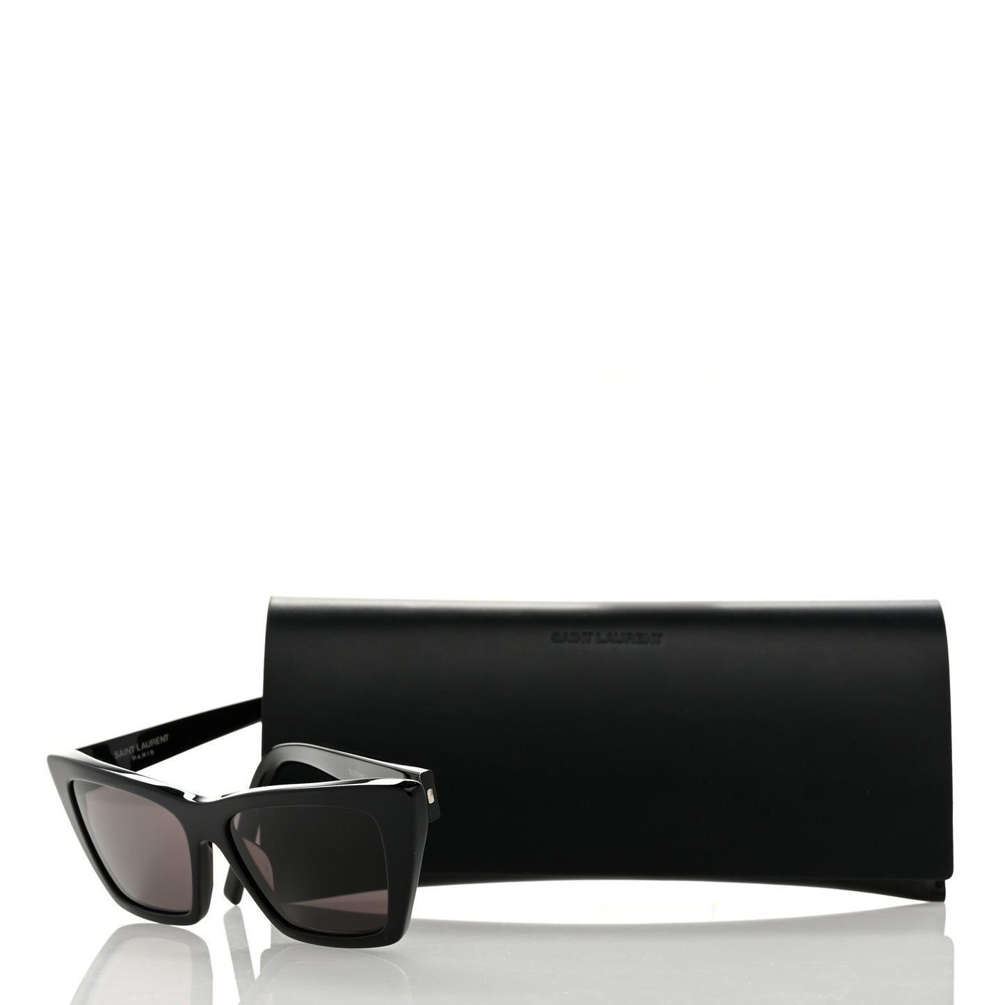 Acetate Mica Cat Eye Sunglasses SL 276 Black