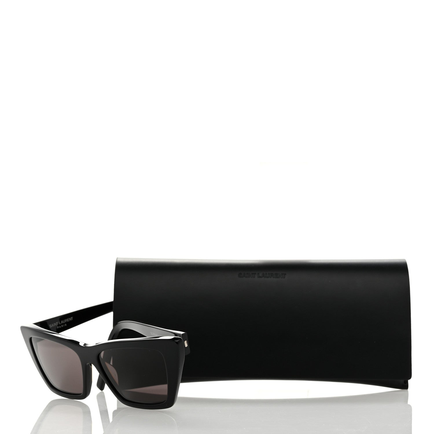 Saint Laurent Acetate Mica Cat Eye Sunglasses SL 276 Black 7 of 7