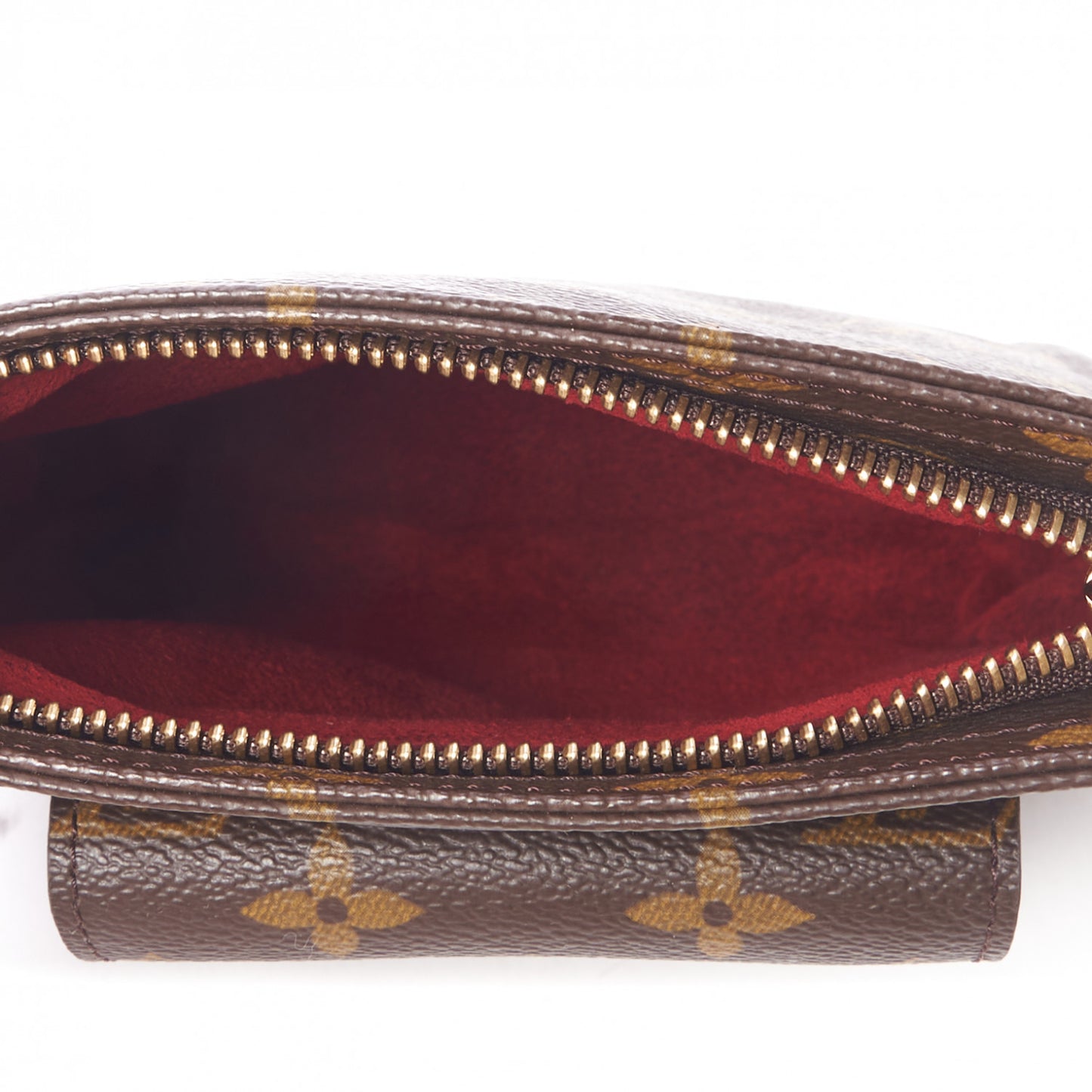 Monogram Partition Wristlet