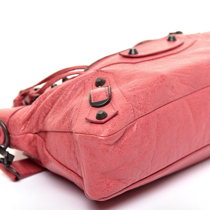 Balenciaga Agneau Classic Hardware First Rose Bombon Raspberry 6 of 9