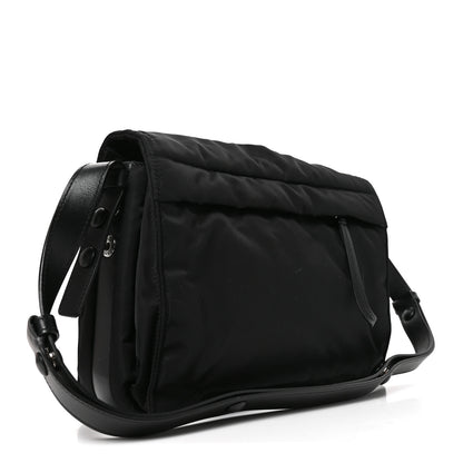 Prada Re-Nylon Vitello Padded Small Flap Shoulder Bag Black 3 of 9