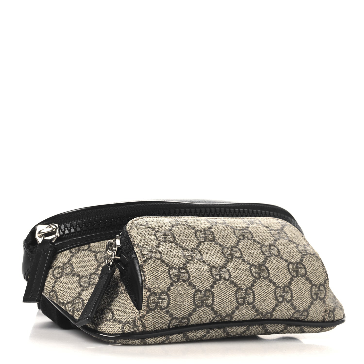 Gucci GG Supreme Monogram Belt Bag Black 4 of 10