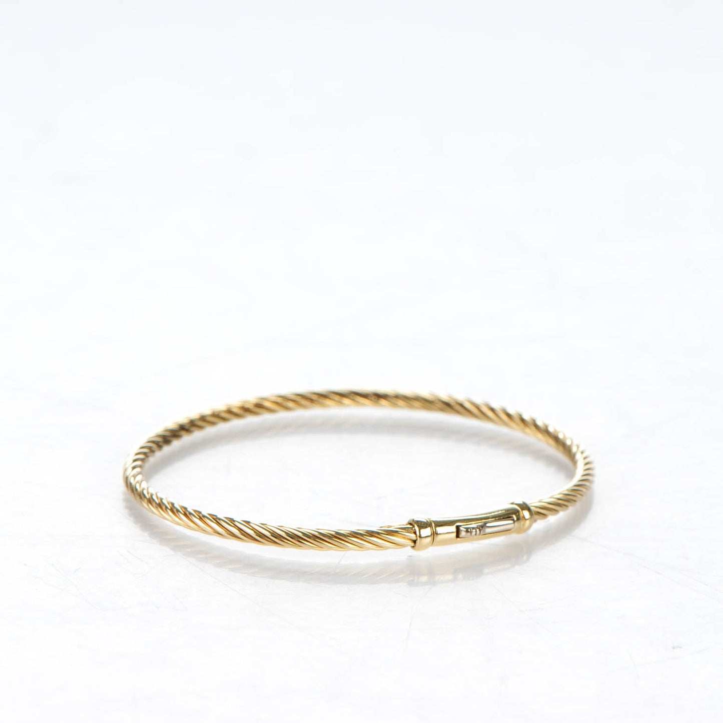 18k Yelow Gold 3mm Cable Classics Bracelet