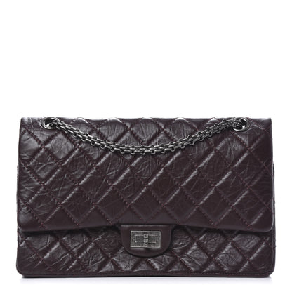 Chanel Aged Calfskin Quilted 2.55 Reissue 226 Flap Bordeaux 1 of 10