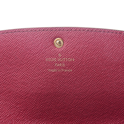 Louis Vuitton Monogram Emilie Wallet Fuchsia 5 of 5