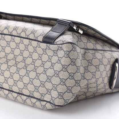 Gucci GG Plus Monogram Messenger Diaper Bag Navy 7 of 11