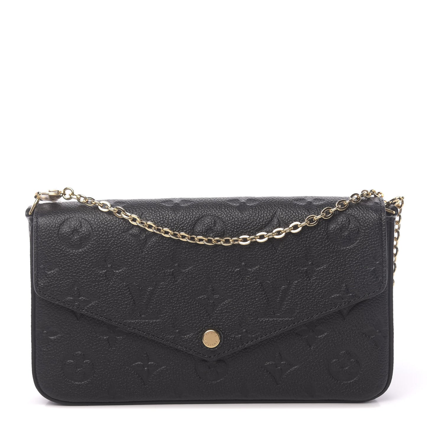 Empreinte Pochette Felicie Chain Wallet Black