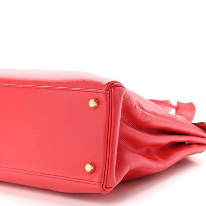 Hermes Gulliver Kelly Retourne 32 Rouge Vif 6 of 11
