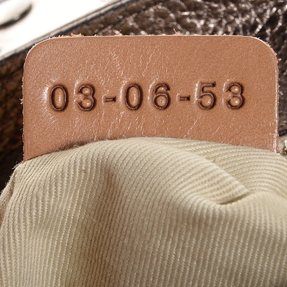 Chloe Leather Small Paddington Front Pocket Tote Acier 6 of 8