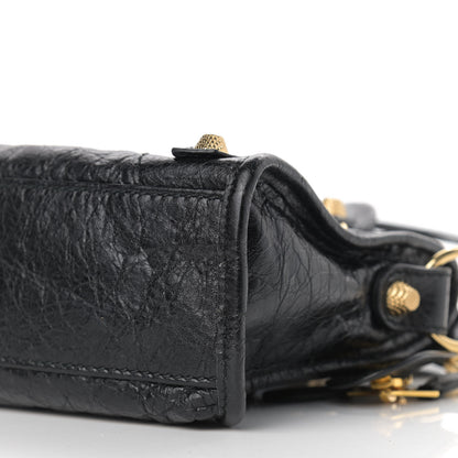 Balenciaga Agneau Giant 12 Gold Hardware Mini City Black 9 of 9