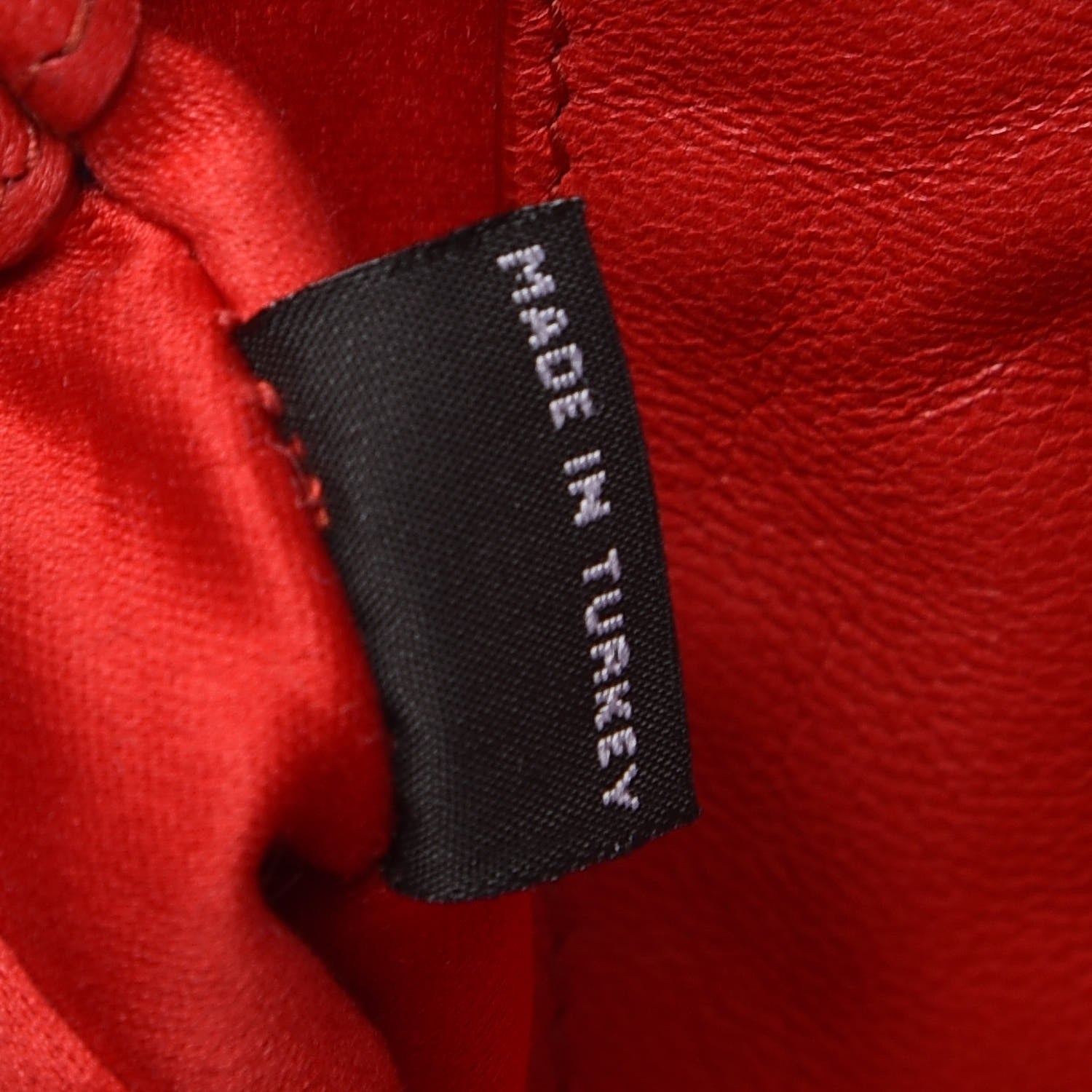 Miu Miu Nappa Matelasse Crystal Chain Crossbody Red 7 of 10