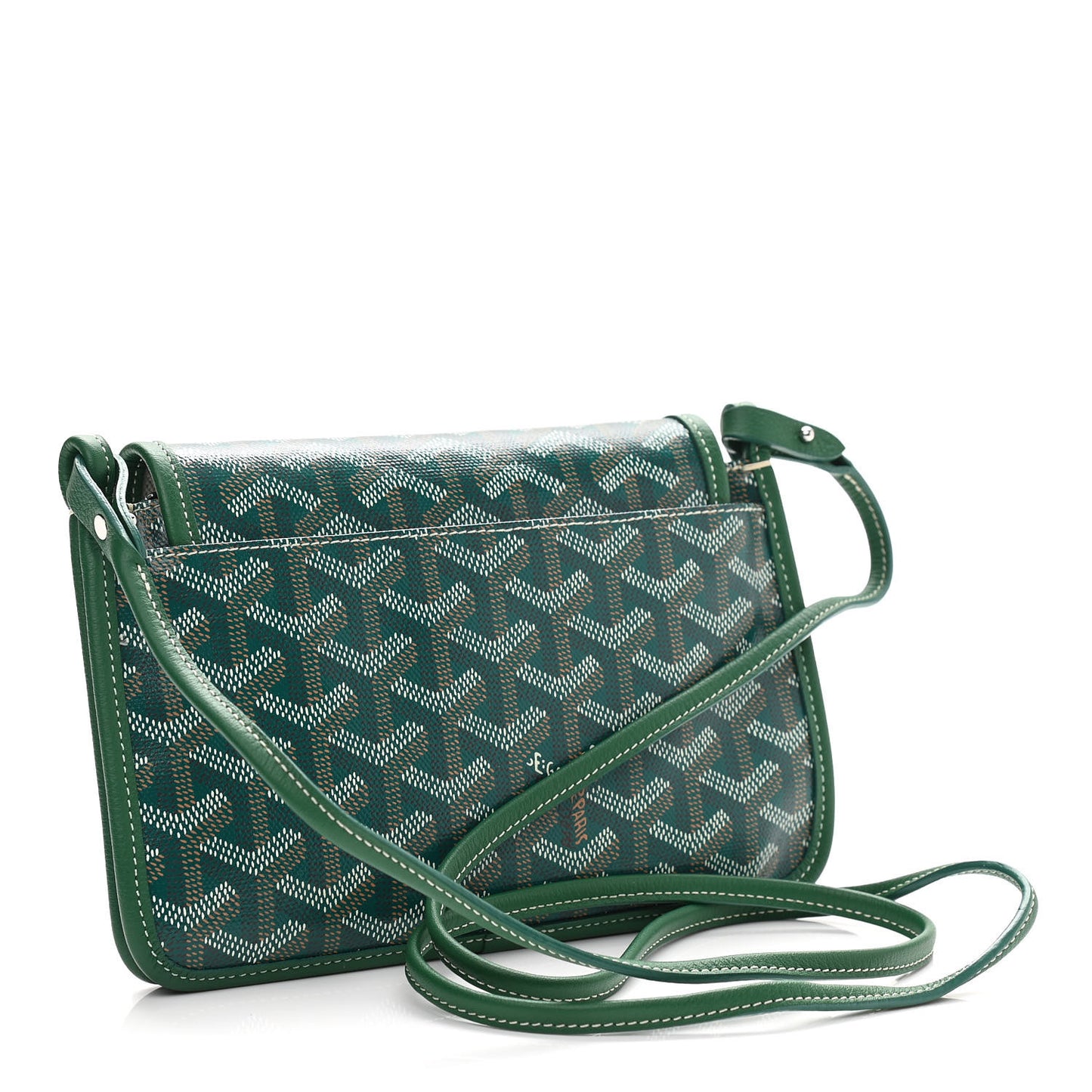 Goyardine Plumet Wallet Clutch Green