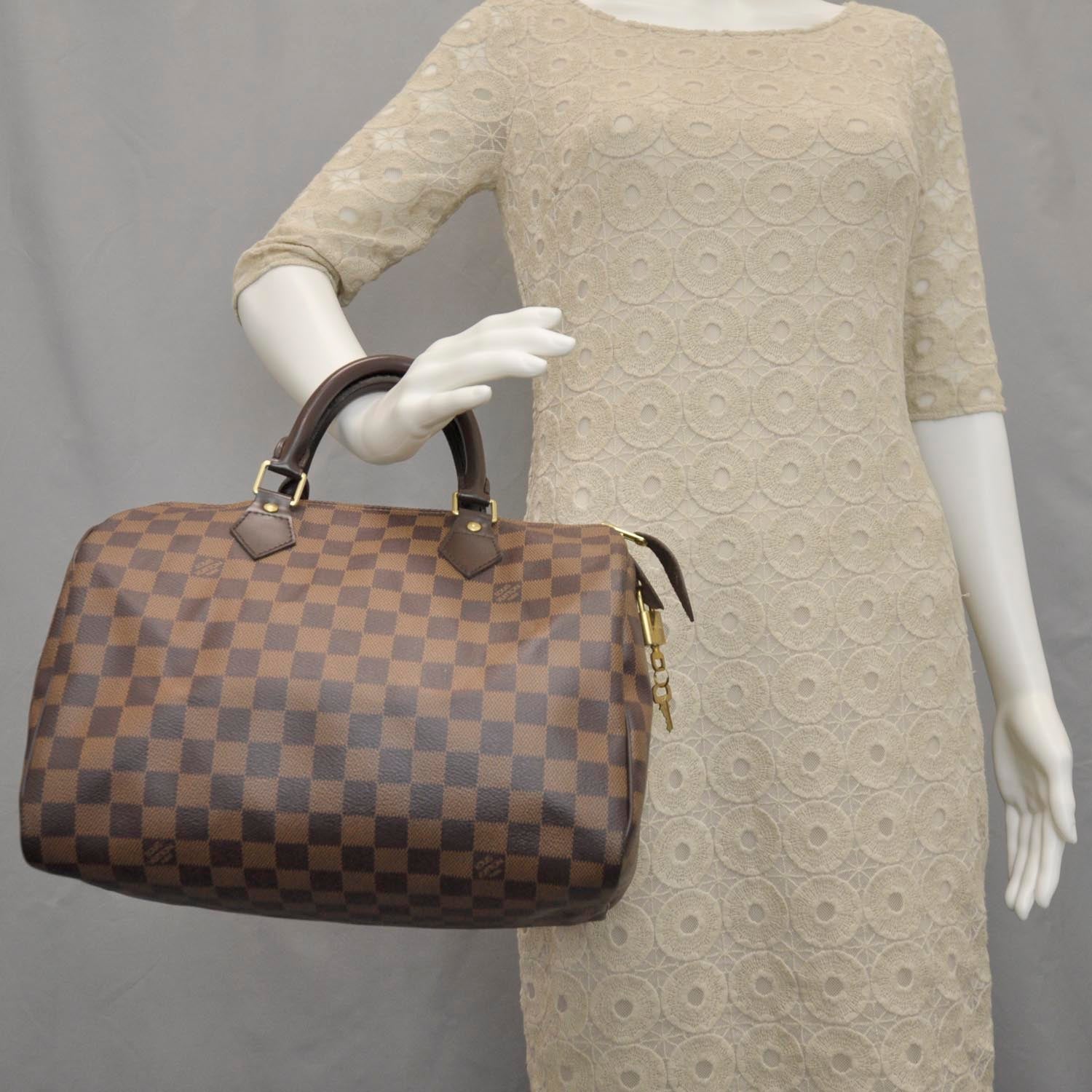 Louis Vuitton Damier Ebene Speedy 30 2 of 9