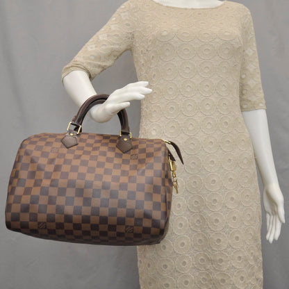 Louis Vuitton Damier Ebene Speedy 30 2 of 9