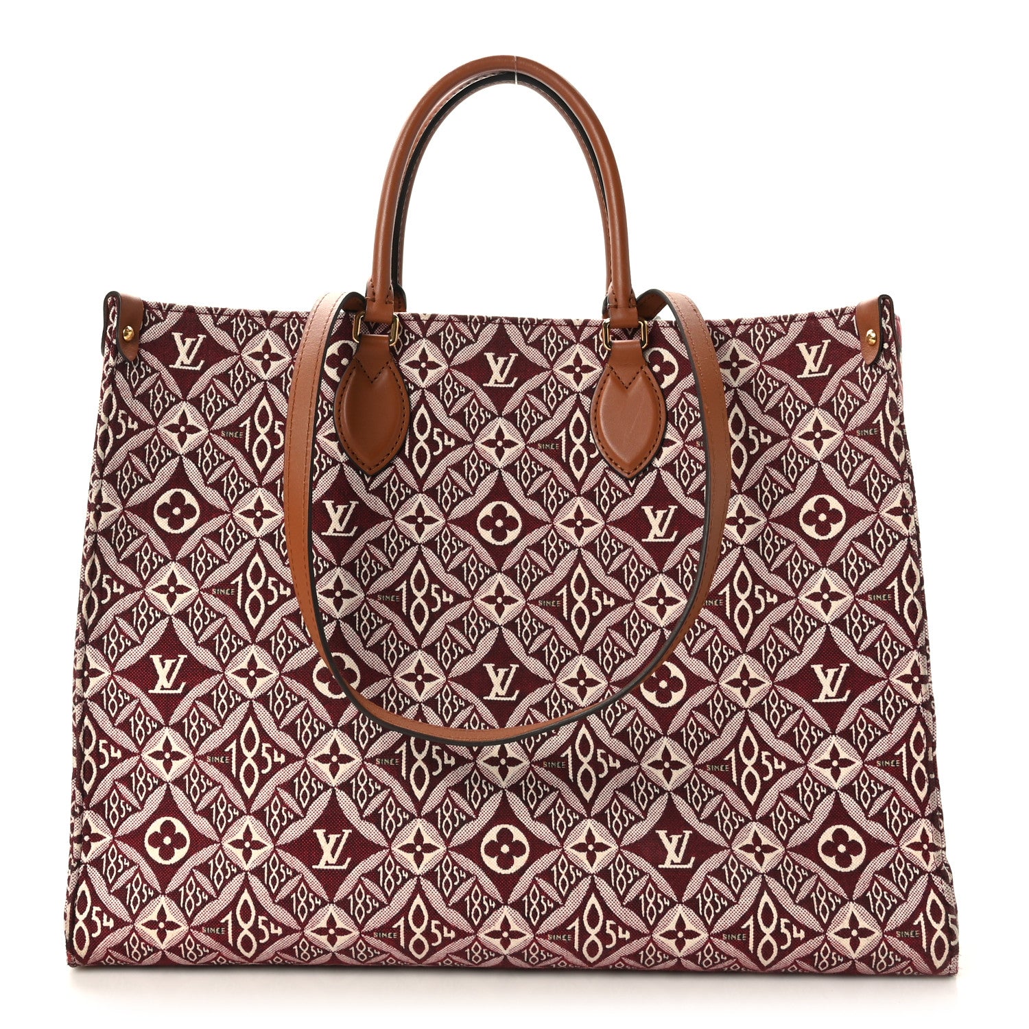 Louis Vuitton Jacquard Since 1854 Onthego GM Bourdeaux 1 of 10