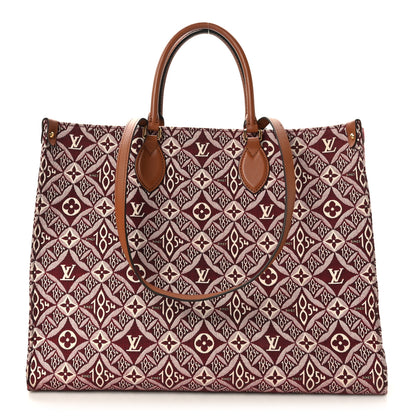 Louis Vuitton Jacquard Since 1854 Onthego GM Bourdeaux 1 of 10