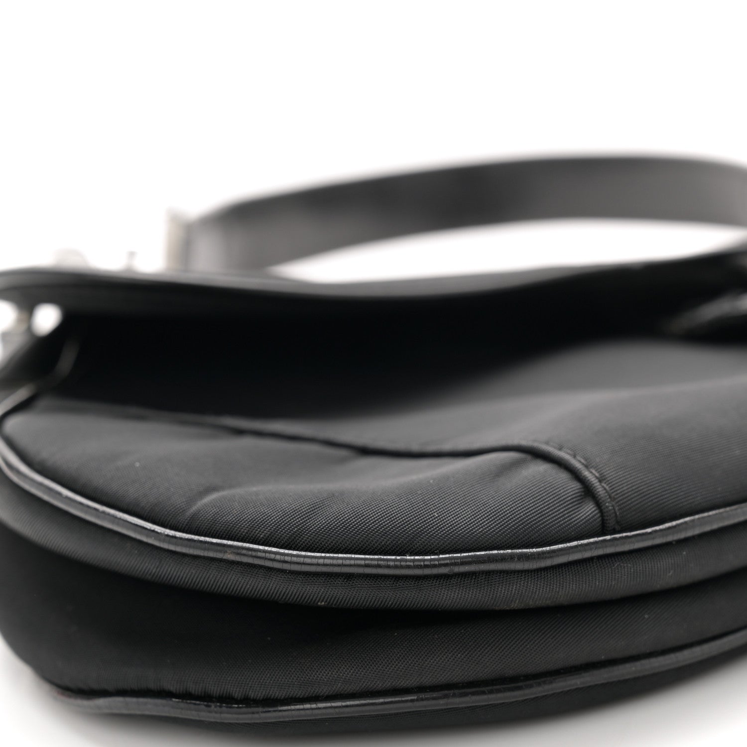 Christian Dior Nylon Saddle bag Black 9 of 13