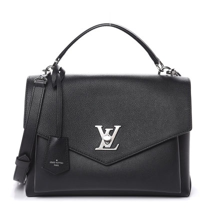 Louis Vuitton Soft Calfskin My Lockme Top Handle Black 1 of 15