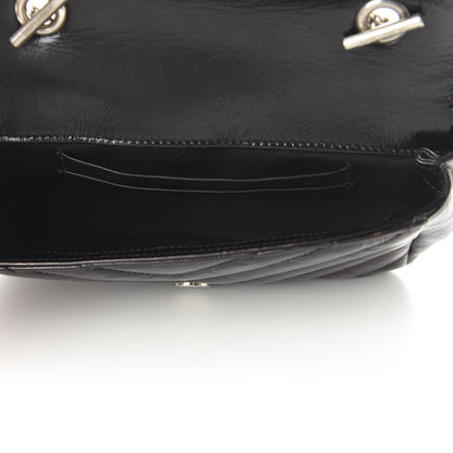 Saint Laurent Calfskin Matelasse Monogram Classic Baby Punk Chain Bag Black 5 of 12