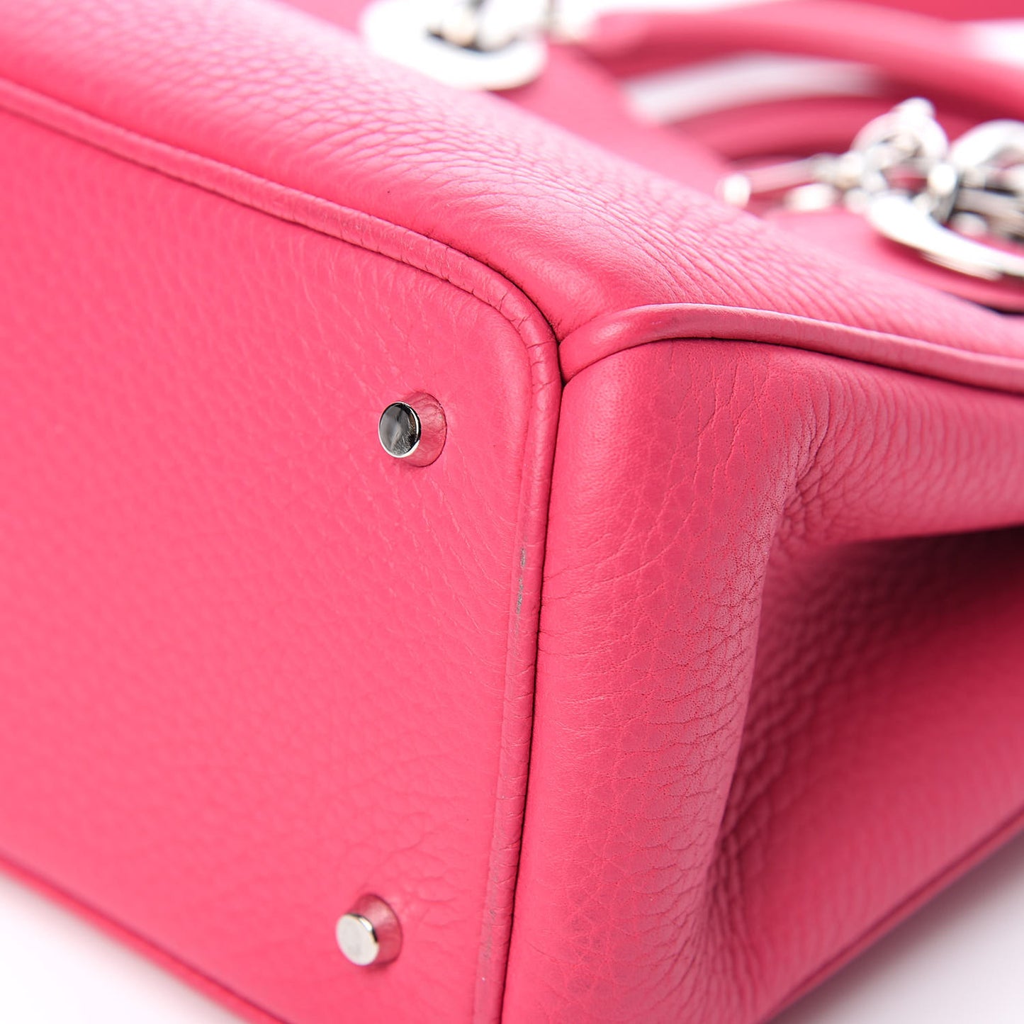 Bullcalf Small Diorissimo Tote Pink Red