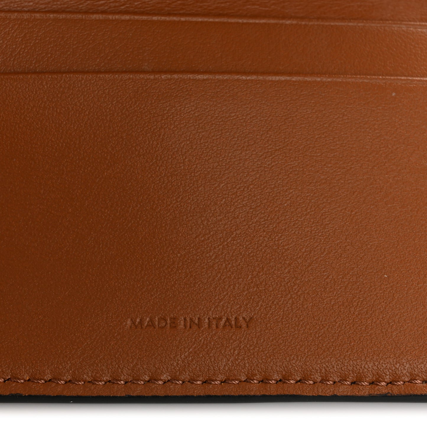 Canvas Triomphe Compact Triomphe Wallet With Coin Purse Tan