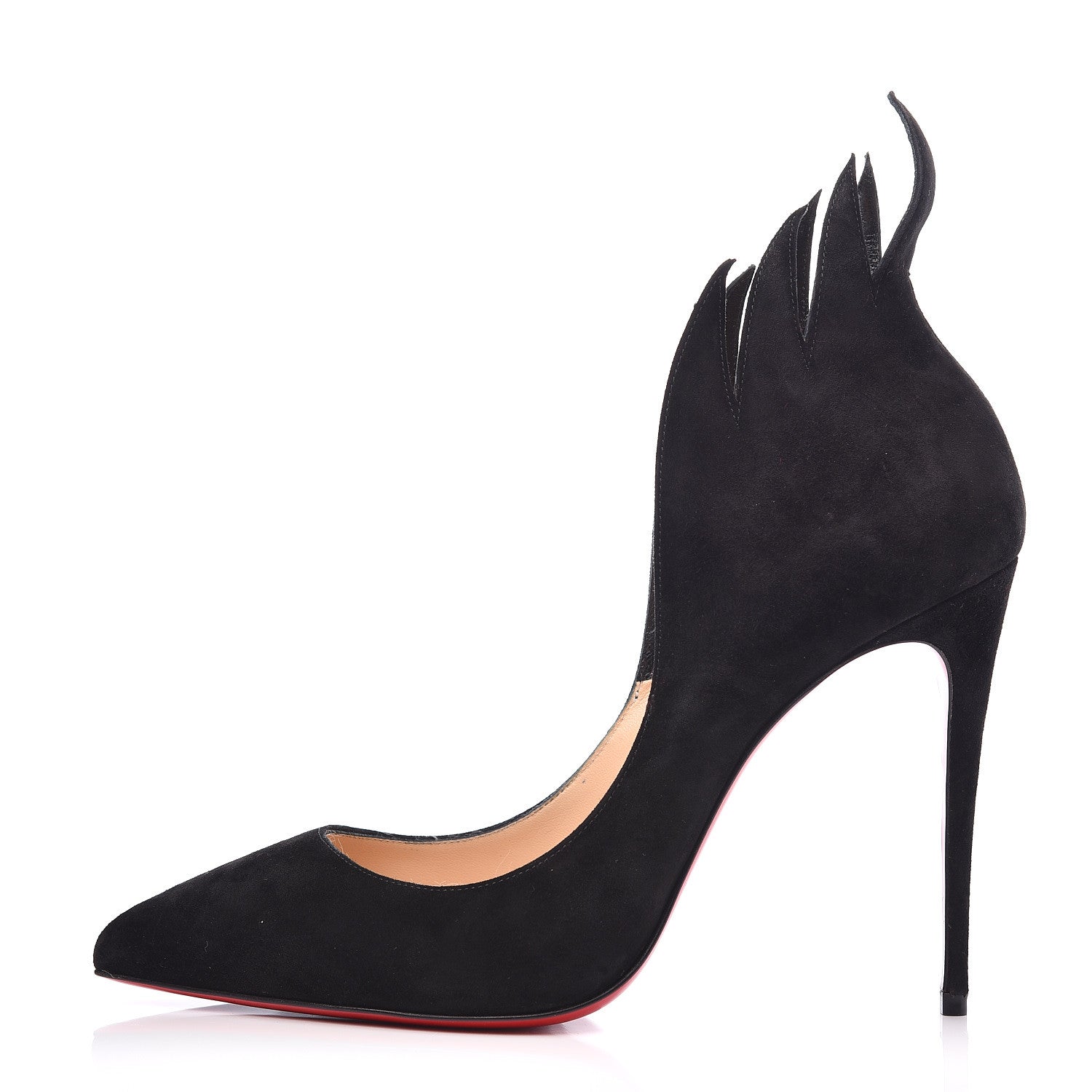 Christian Louboutin Suede Victorina 100 Pumps 39 Black 1 of 9