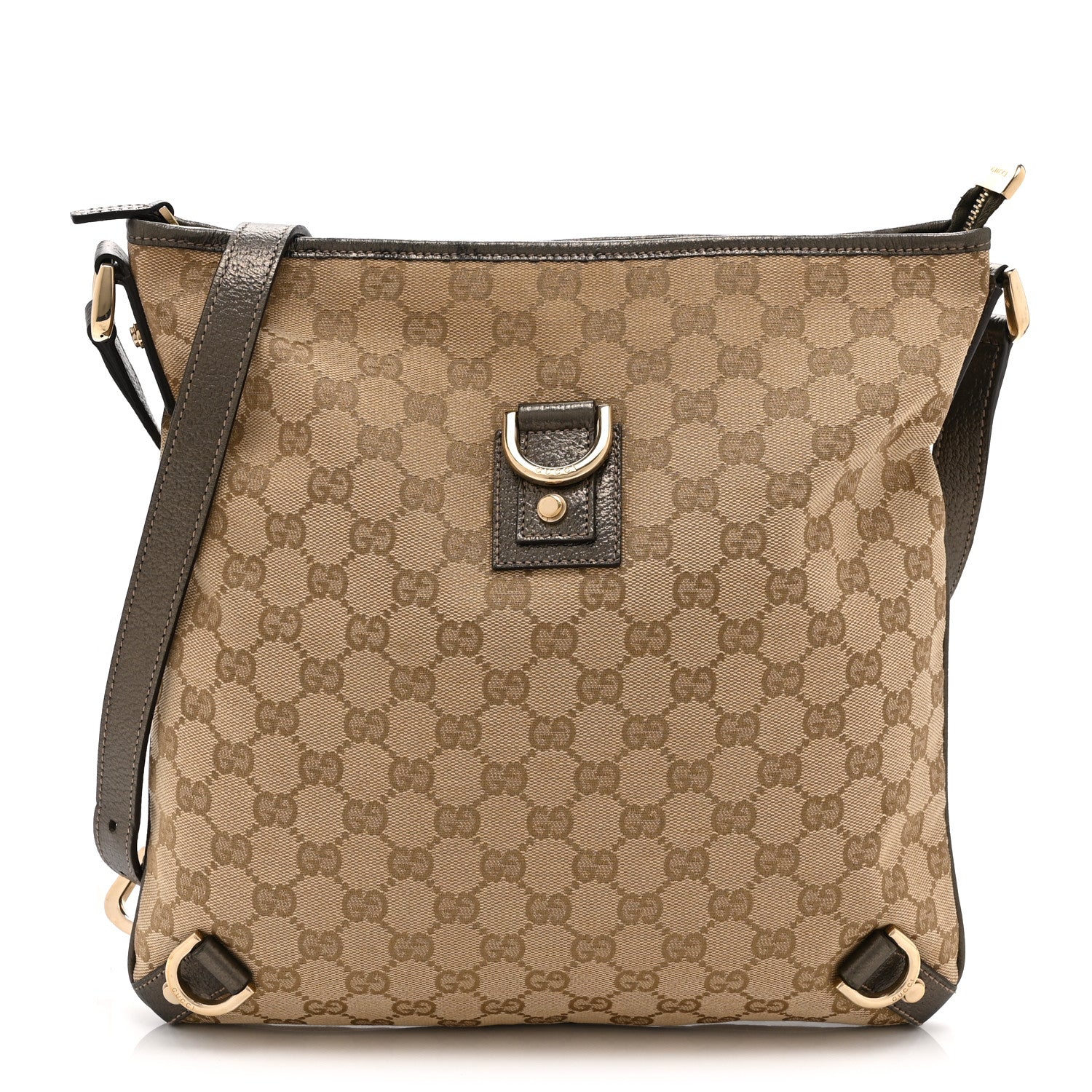 Gucci Monogram Abbey Messenger Bag Pewter 1 of 11