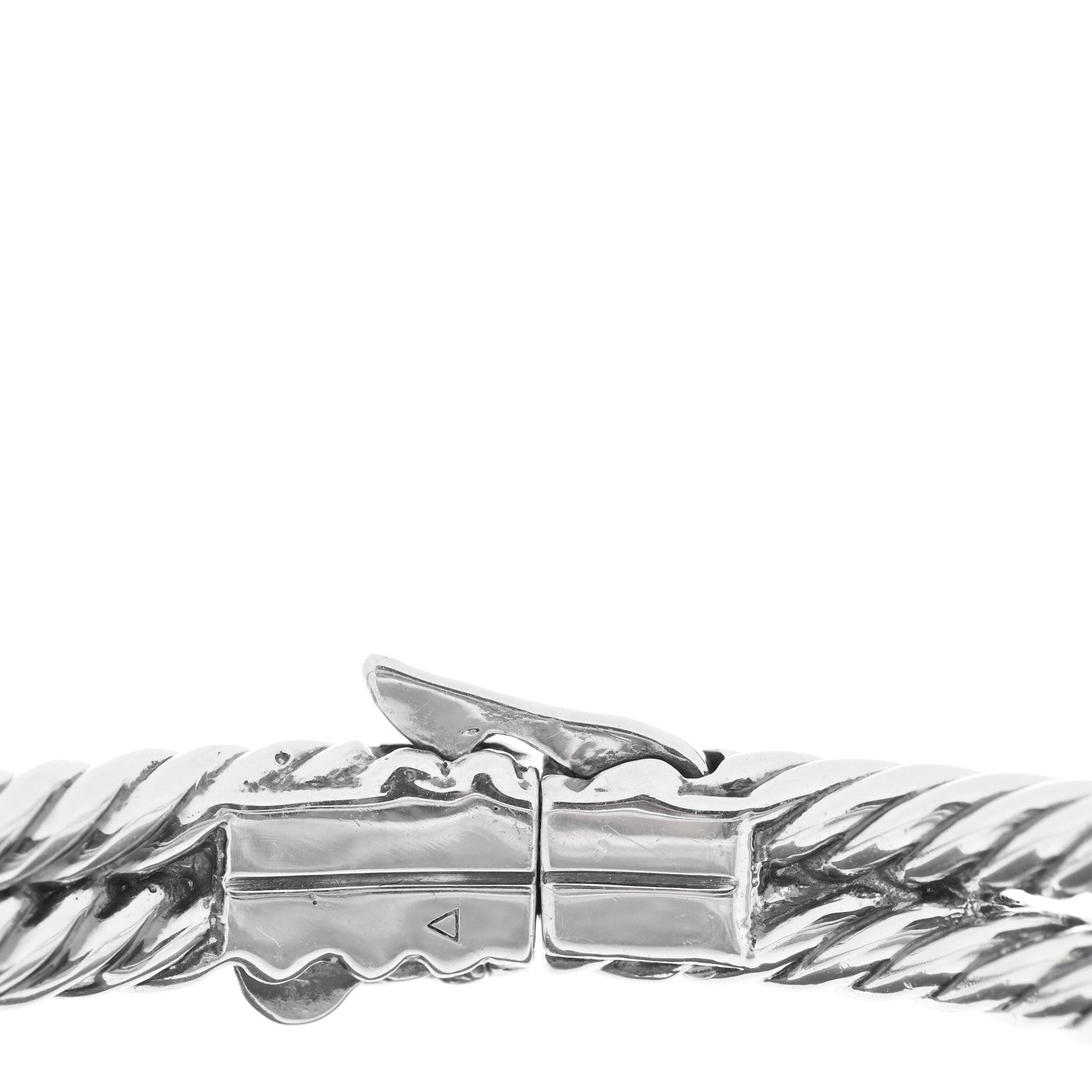 David Yurman Sterling Silver Diamond Albion Cable Bracelet 4 of 4