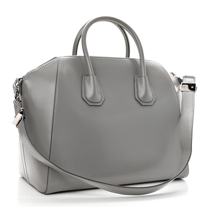 Givenchy Shiny Lord Calfskin Small Antigona Pearl Grey 3 of 10