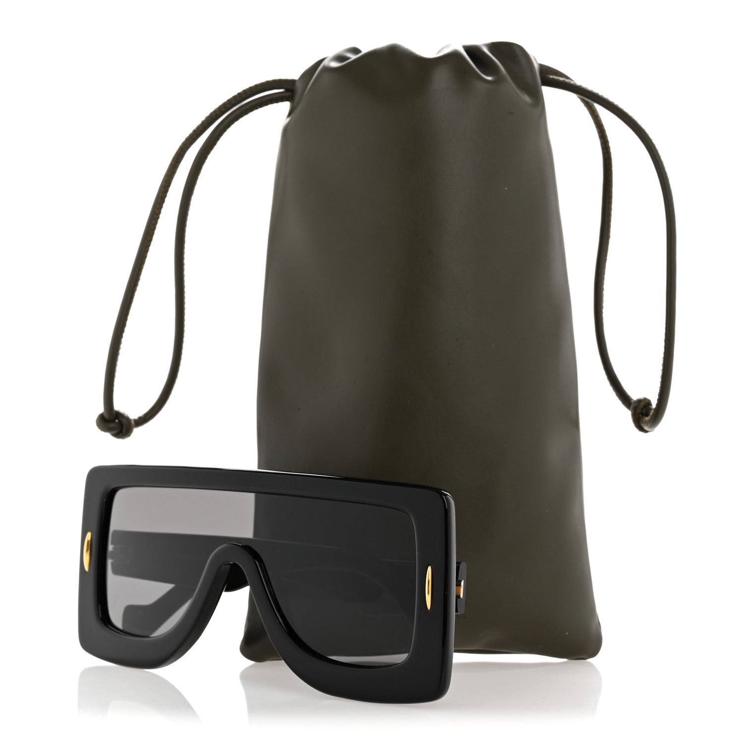 Loewe Acetate Anagram Shield Sunglasses LW40104I Black 9 of 9