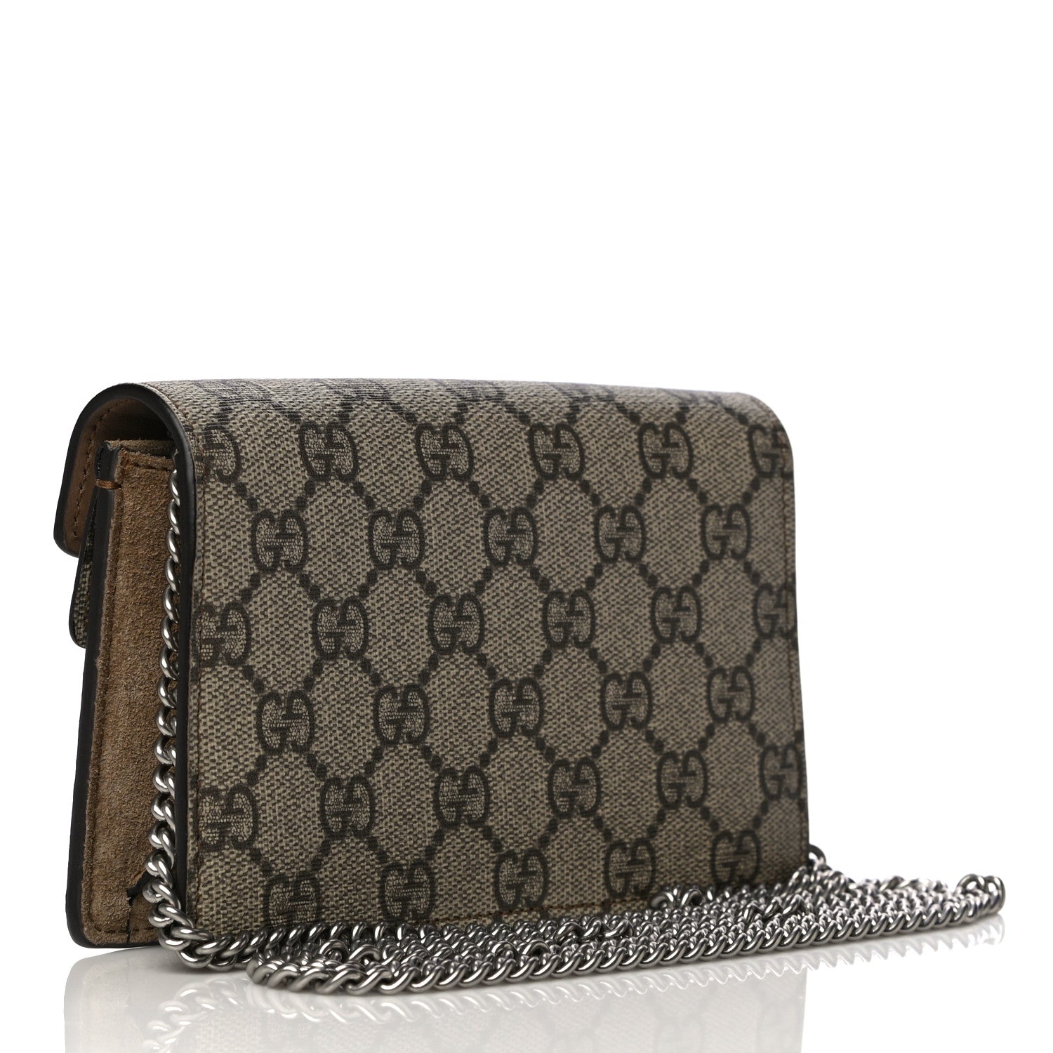 Gucci GG Supreme Monogram Super Mini Dionysus Shoulder Bag Taupe 3 of 8