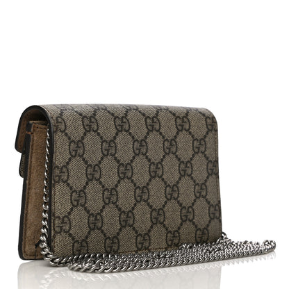 Gucci GG Supreme Monogram Super Mini Dionysus Shoulder Bag Taupe 3 of 8
