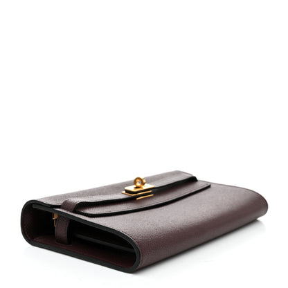 Hermes Epsom Kelly Wallet To Go Rouge Sellier 3 of 10
