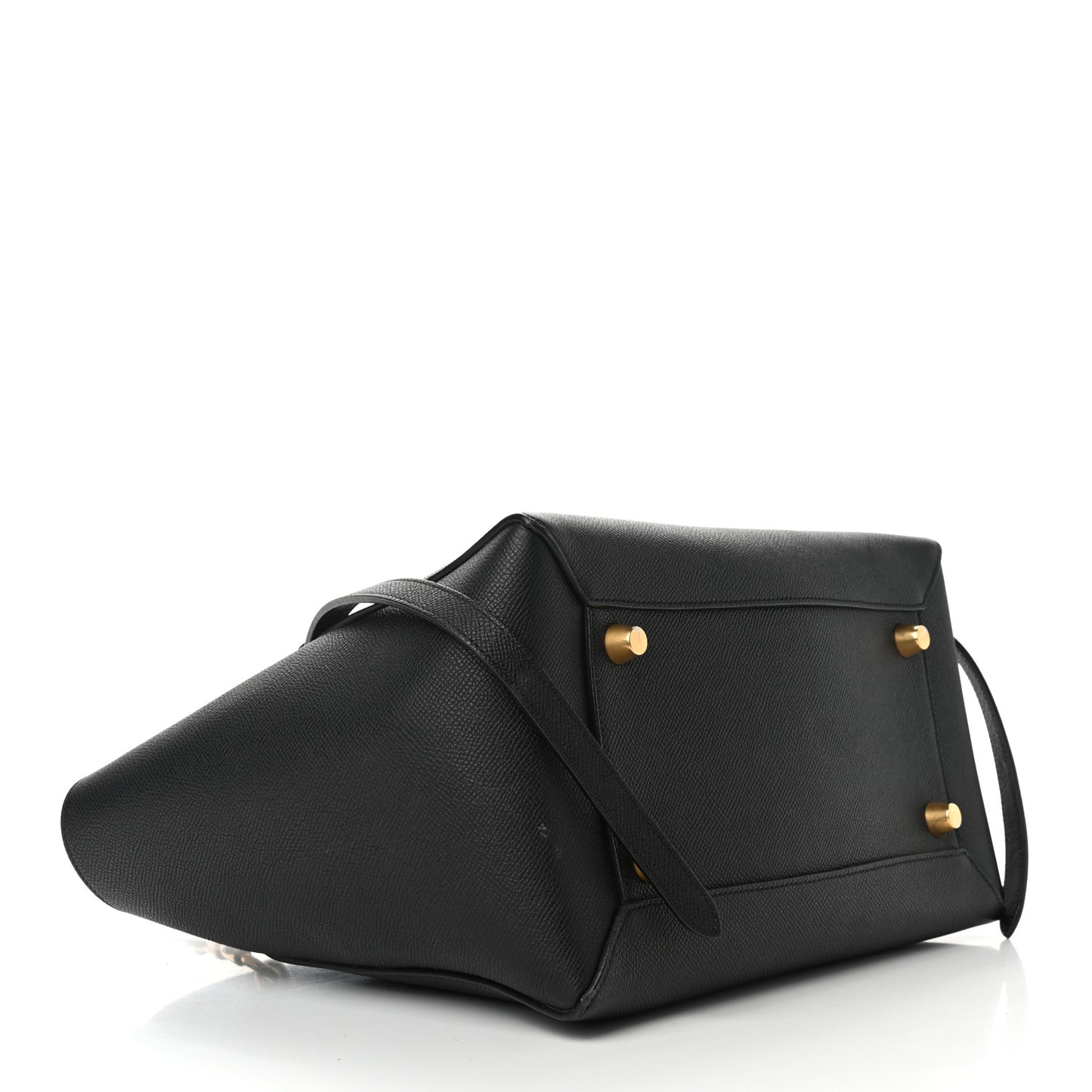 Grained Calfskin Mini Belt Bag Black