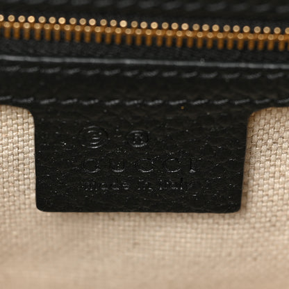 Gucci Dollar Calfskin Medium Soho Top Handle Satchel Black 6 of 9