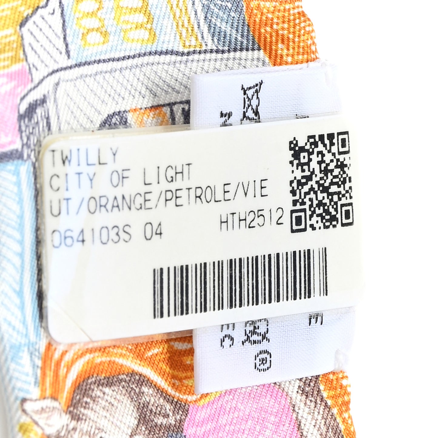 Silk Pantin City Twilly Light Orange Petrole