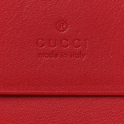 Gucci GG Supreme Monogram Blooms Card Case Beige Blue Navy Hibiscus Red 6 of 8