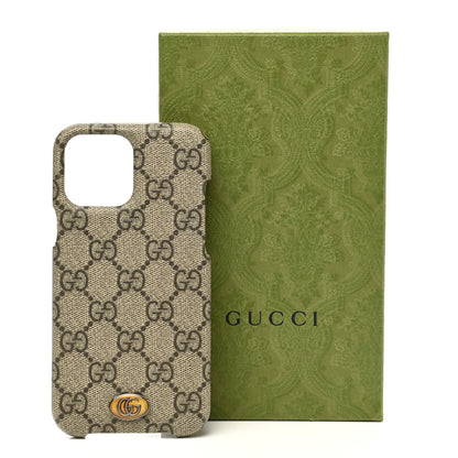 Gucci GG Supreme Monogram Ophidia iPhone 13 Pro Max Phone Case Brown 5 of 5
