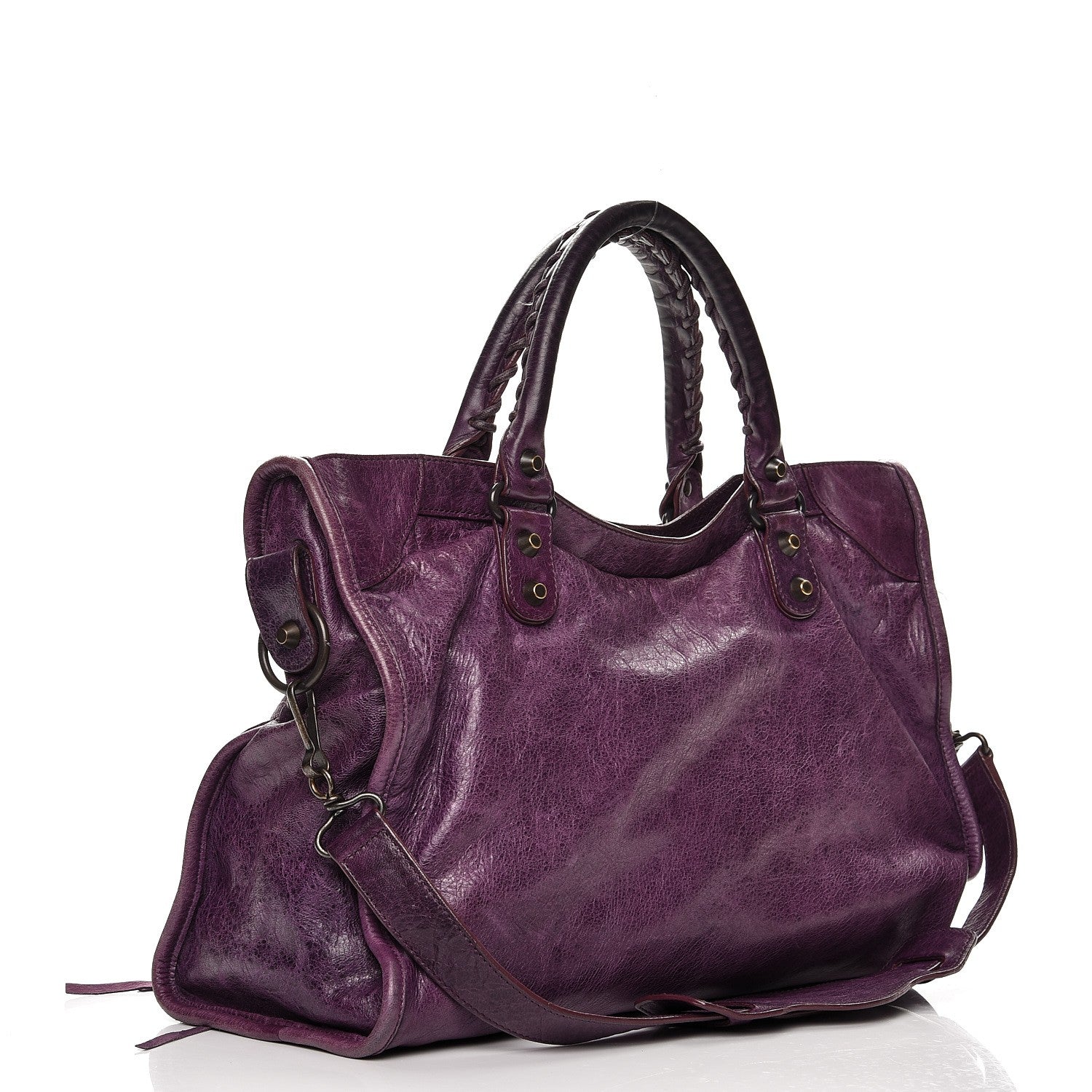 Balenciaga Agneau Classic Hardware City Raisin 4 of 16