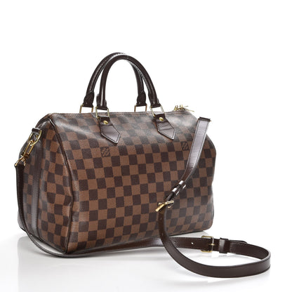 Louis Vuitton Damier Ebene Speedy Bandouliere 30 4 of 10