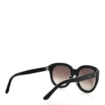 Celine Acetate Round Sunglasses CL40071F Black 4 of 7