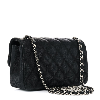 Chanel Caviar Quilted Extra Mini Flap Black 3 of 10