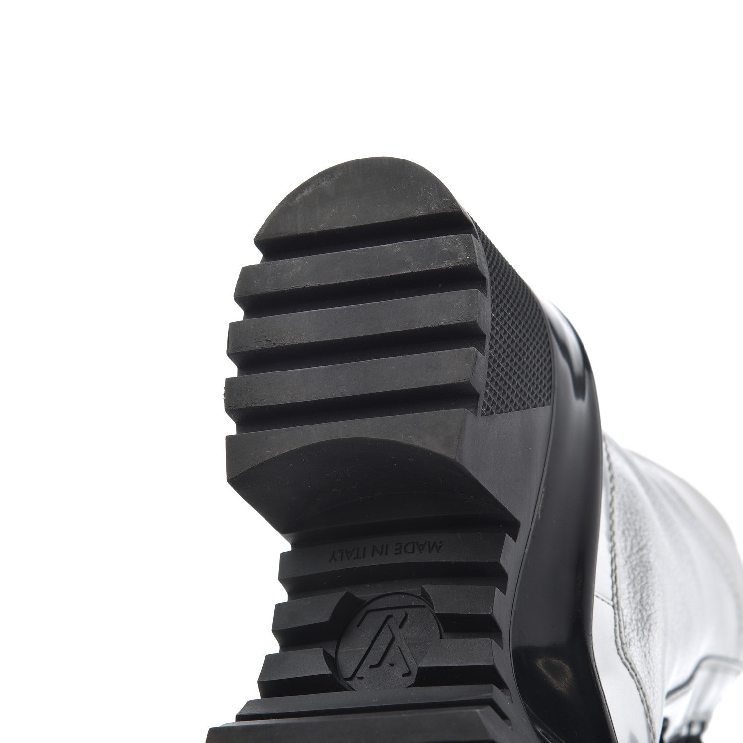 Louis Vuitton Patent Calfskin Spaceship Laureate Platform Desert Boots 37.5 Silver 19 of 21