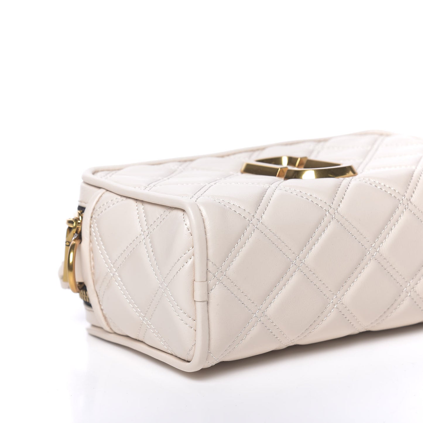 Calfskin Quilted The Softshot 21 Bag Ivory