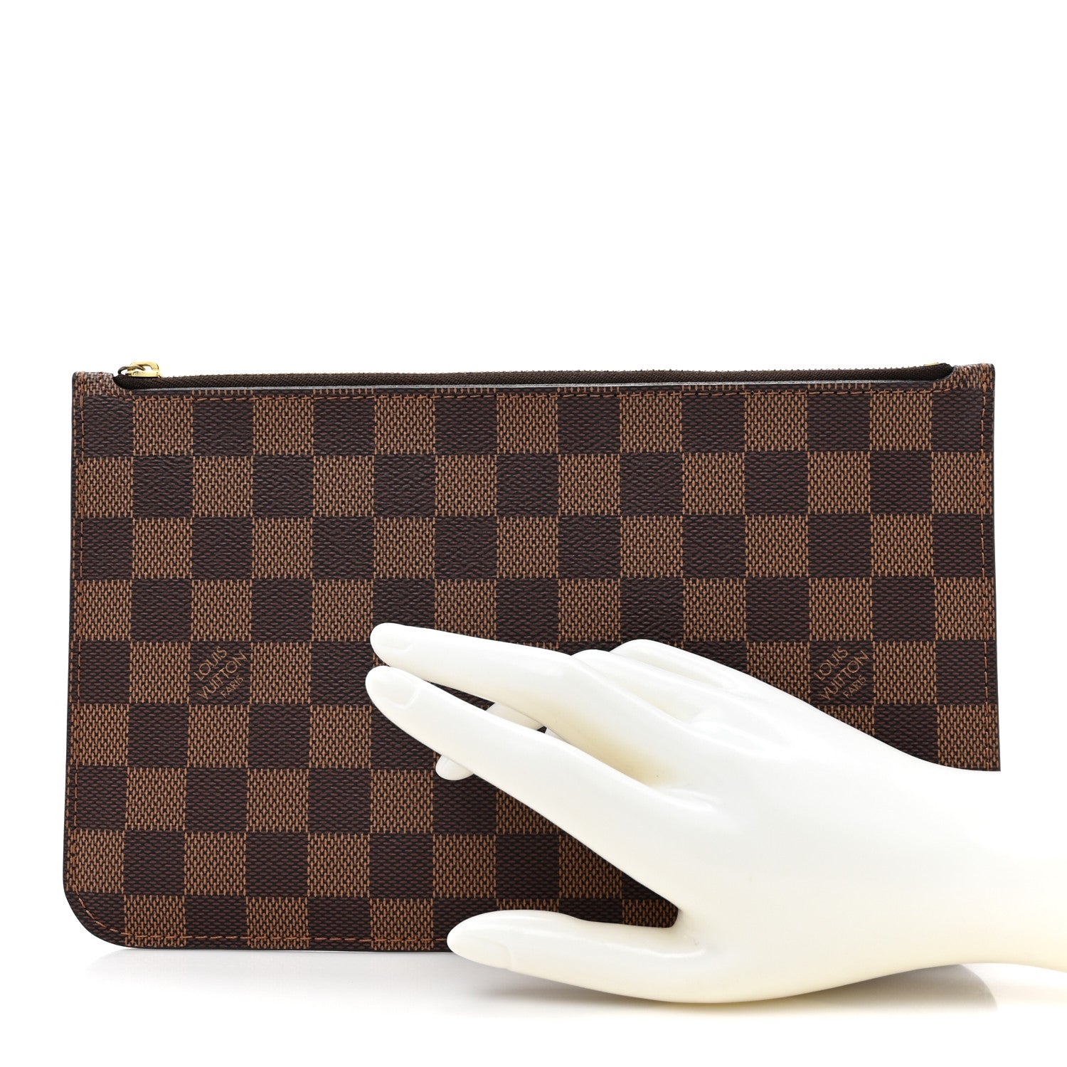 Louis Vuitton Damier Ebene Neverfull MM GM Pochette 2 of 6