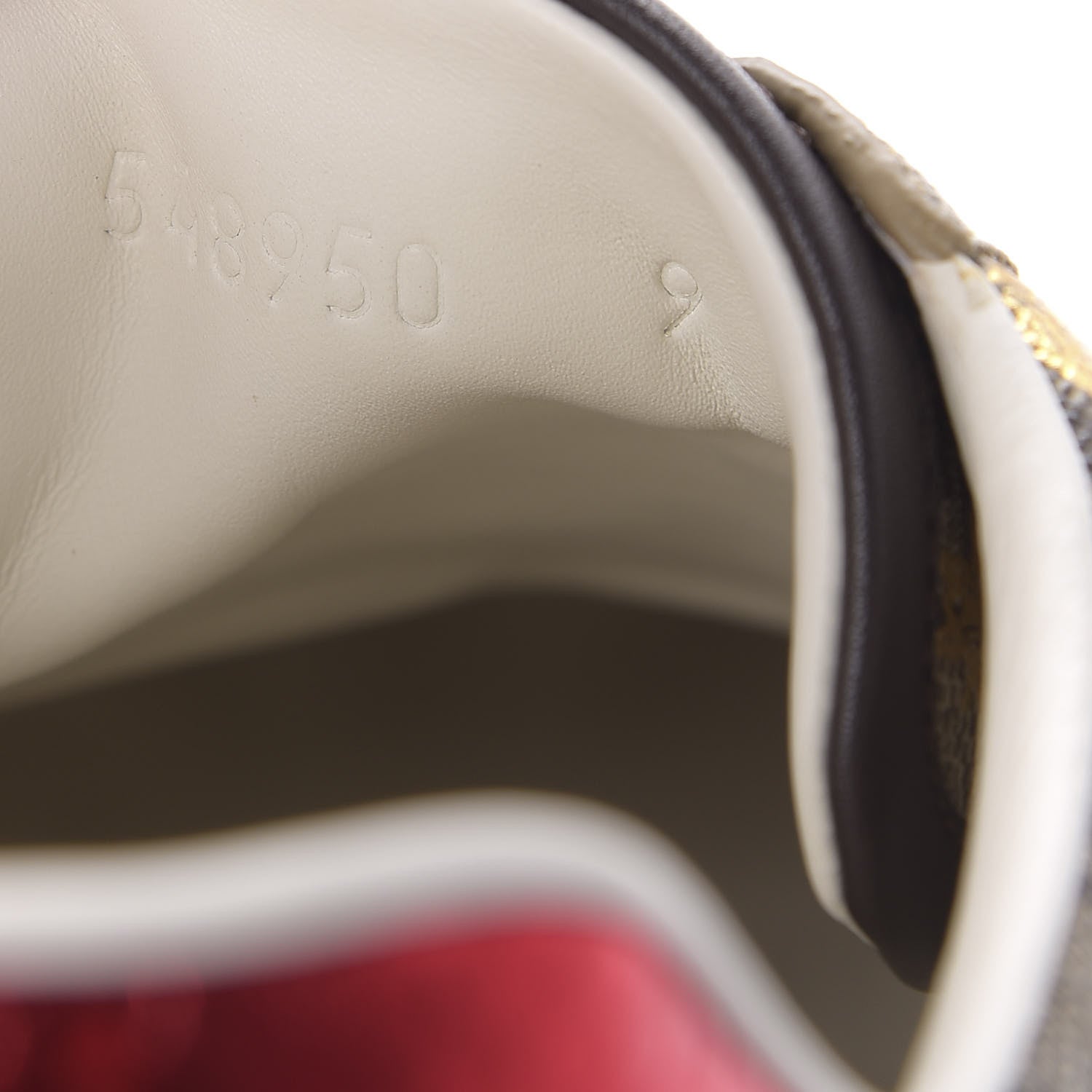 Gucci GG Supreme Monogram Ayers Mens Ace Bee Sneaker 9 8 of 8
