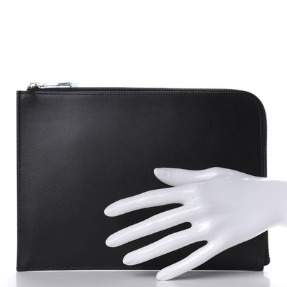 Louis Vuitton Calfskin Souple Pochette Jour PM Black 2 of 7