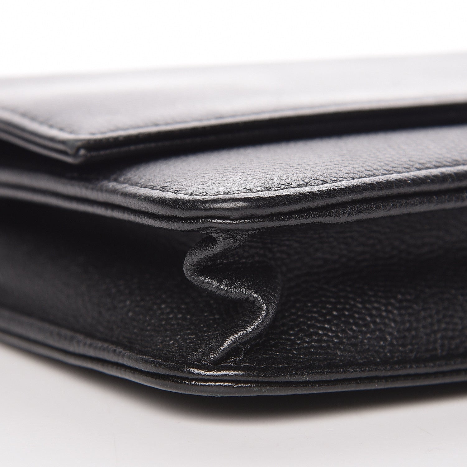 Chanel Caviar Sevruga Wallet On Chain WOC Black 10 of 11